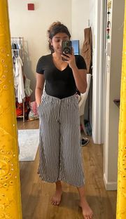 Striped Palazzo pants