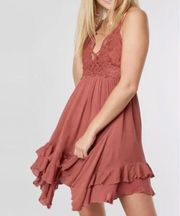 coral rose dress