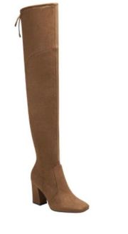 NWT  Womens Unquesiay Block Heel Over the Knee Boots size 7 1/2