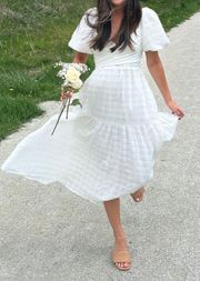 White Midi Dress