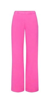LIGHT FRENCH TERRY PANTS HOT PINK XS