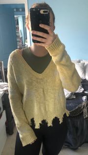 Yellow Star Sweater