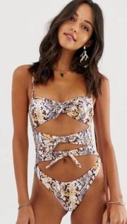 Snakeskin Swimsuit