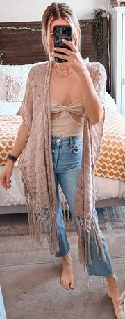 Tan Cardigan 