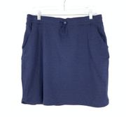 Sundry Evereve Women's Size 4 Sunday Skirt Navy Blue Drawstring Waist NEW