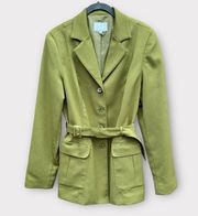 GUESS Collection Chartreuse Belted Blazer