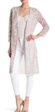Floral Duster Size 8 NWT