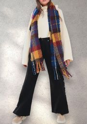 ❄️ NWT  Fuzzy Plaid Scarf ❄️