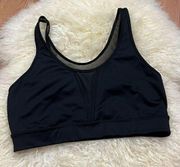 Z by Zella Black Mesh Back Sports Bra L