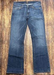 7 for all Mankind Sz 29 Bootcut Blue Jeans