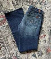 “A”-Pocket Bootcut Jeans