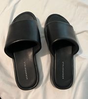 Platform Leather Sandals