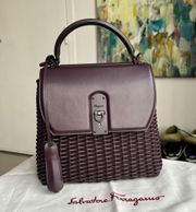 Rare NEW‼️  Boxyz Women's Shoulder Medium Bag with flap. Color - prune