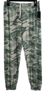 Michael Lauren Green Camo Extra Soft Jogger Pant Small New