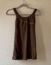 Mountain hardware brown crossover back tank size large