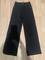 Wide Leg Twill Pants