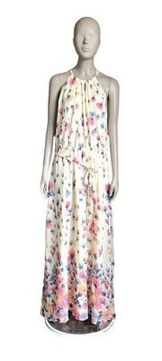 NWOT ModCloth Illuminated Elegance Chiffon Maxi Dress