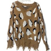 Jodifl Animal Print Sweater Women’s Small