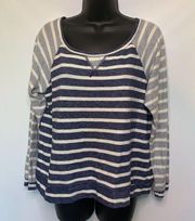 Bobeau Striped Long Sleeve Shirt