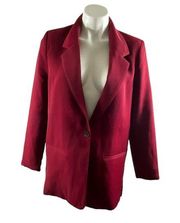 Wayf Long Sleeve Red Blazer