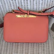 Enzo Angiolini Coral Crossbody 3 Section Turnlock