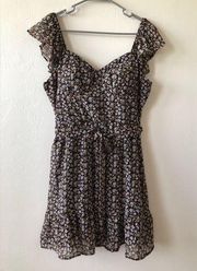 LILY ROSE Women’s Skater Dress Semi Sheer Lined Size XXL Juniors Moulded Bra New