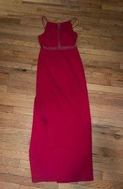 Maxi Red Formal Dress