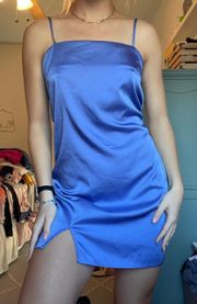 Blue Silk Dress 