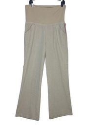 Xhilaration Maternity light weight breathable lounge pants in stone size large