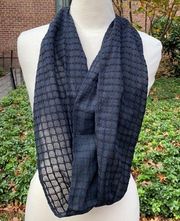 A Peace Treaty Anthropologie Navy Cotton Scarf