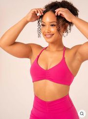 Pink Sports Bra