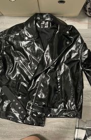 Faux Leather Jacket