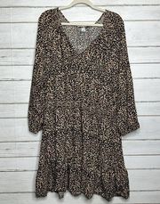 Old Navy Leopard Animal Print Dress Size XXL