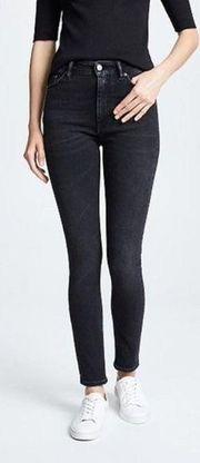 Acne Studios Peg Skinny Jeans Used Black Women’s Size 24