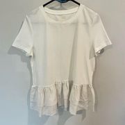 Kate Spade Broom Street White Blouse