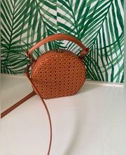 Anthropologie Serena Woven Circle Bag