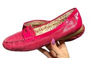 668-WHITE MOUNTAIN Pink Patent Loafers