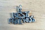 Best Friends 925 Sterling Silver Charm