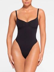 LOW BACK Sculpting Thong Bodysuit L