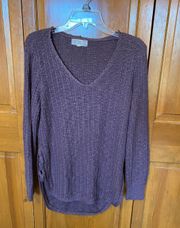 Purple Knit Sweater