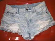 American Eagle Ripped Jean Shorts