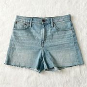 Madewell High-Rise Denim Shorts Summerweight Edition