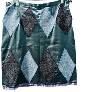 Vintage CUSTO One Barcelona Patchwork Skirt Women’s Size 40