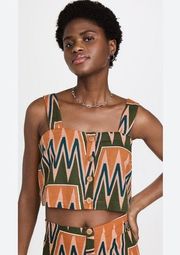 Veronica Beard Tiffany Crop Top XL NWT