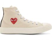 Comme Des Garçons PLAY High Top Converse