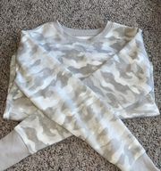 White Camo Crewneck 