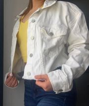 White Jean Jacket