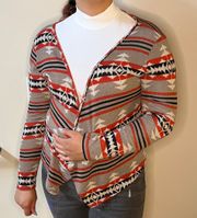 Aztec Print Cardigan