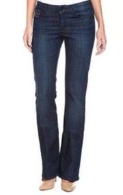 HABITUAL TORY BURCH Darkness Medium / Lighter Dark Wash Boot Bootcut Jeans 25