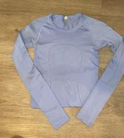 Swiftly Tech Long Sleeve Periwinkle